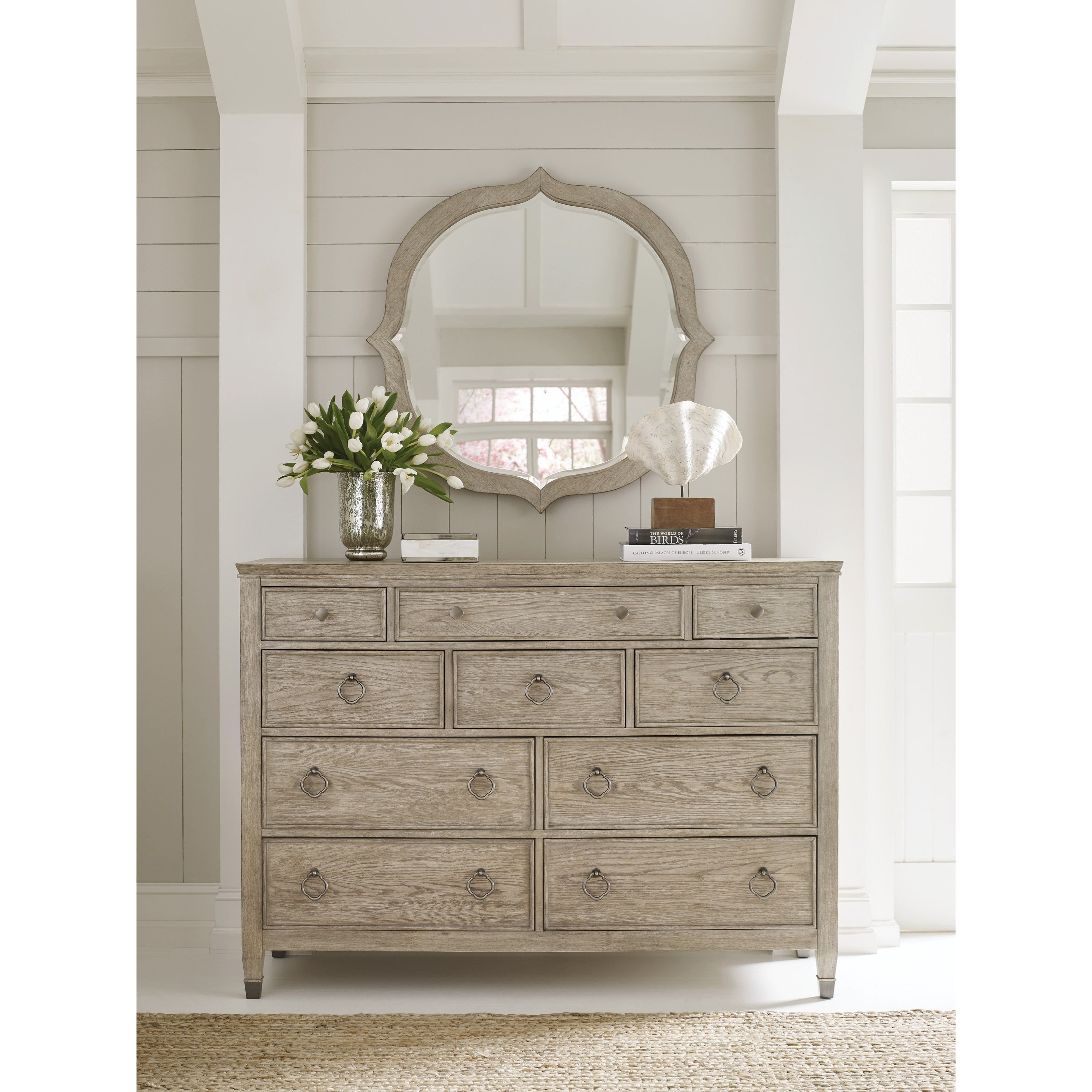 White outlet bureau dresser